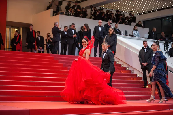 Cannes France May 2019 Araya Hargate Attends Screening Pain Glory — Stock Photo, Image