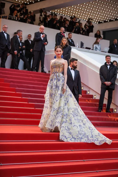 Cannes Francia Maggio 2019 Guan Xiaotong Partecipa Alla Proiezione Dolore — Foto Stock