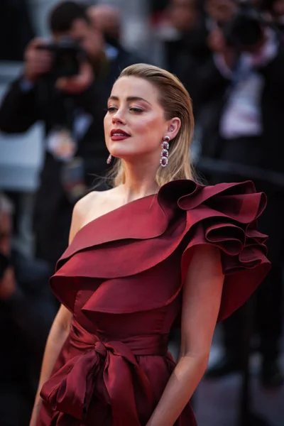 Cannes Francia Maggio 2019 Amber Heard Partecipa Alla Proiezione Pain — Foto Stock