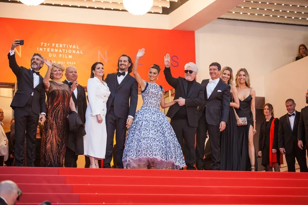 Cannes Frankreich Mai 2019 Nora Navas Asier Etxeandia Penelope Cruz — Stockfoto
