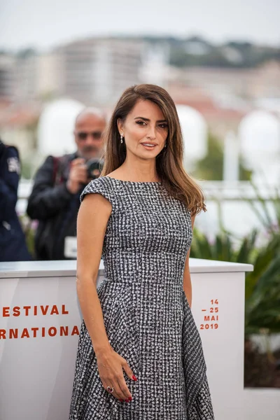 Cannes Franciaország Május 2019 Penelope Cruz Részt Vesz Fényképes Hívás — Stock Fotó