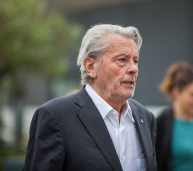 Cannes, Fransa - 19 Mayıs 2019: Alain Delon, 72.
