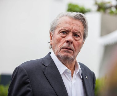 Cannes, Fransa - 19 Mayıs 2019: Alain Delon, 72.