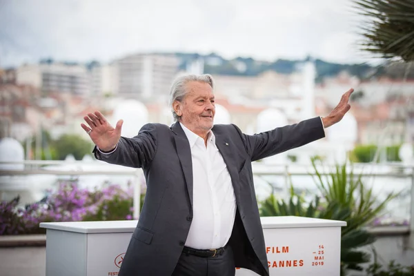 Cannes Fransa Mayıs 2019 Alain Delon — Stok fotoğraf