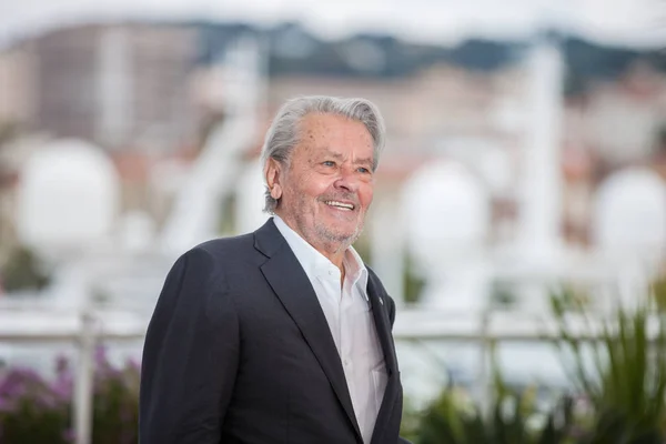 Cannes Fransa Mayıs 2019 Alain Delon — Stok fotoğraf