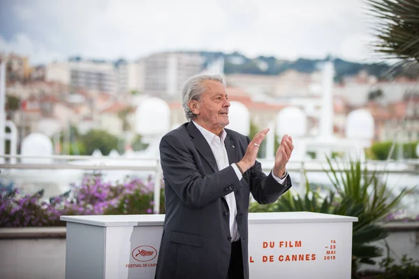 Cannes Fransa Mayıs 2019 Alain Delon — Stok fotoğraf