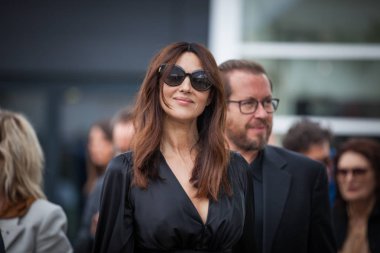 Cannes, Fransa - 19 Mayıs 2019: Monica Bellucci, 72.