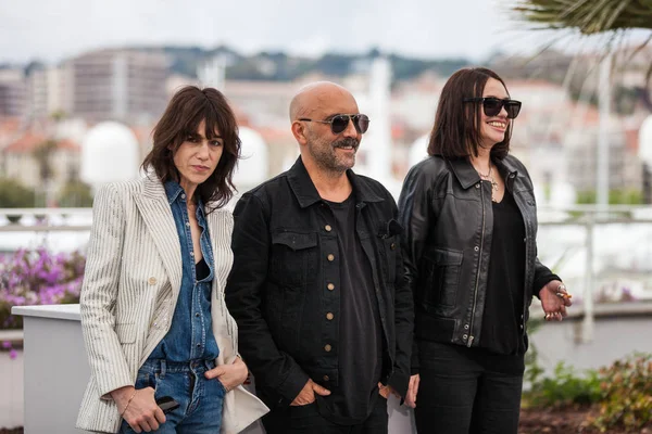 Cannes France Mai 2019 Gaspar Noe Charlotte Gainsbourg Beatrice Dalle — Photo