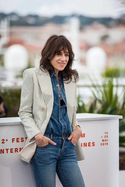 Cannes Francja Maja 2019 Charlotte Gainsbourg Uczęszcza Fototekę Dla Lux — Zdjęcie stockowe