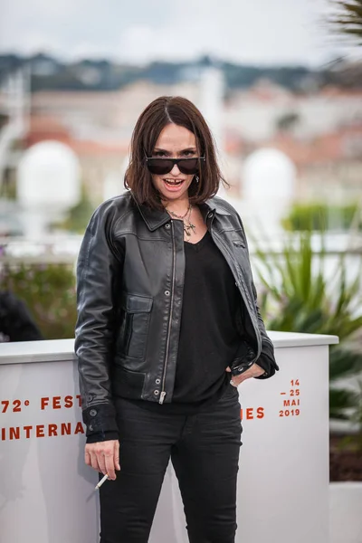 Cannes France May 2019 Beatrice Dalle Attends Photocall Lux Aeterna — Stock Photo, Image
