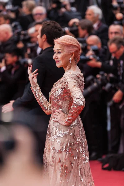 Cannes France Mai 2019 Dame Helen Mirren Assiste Projection Les — Photo