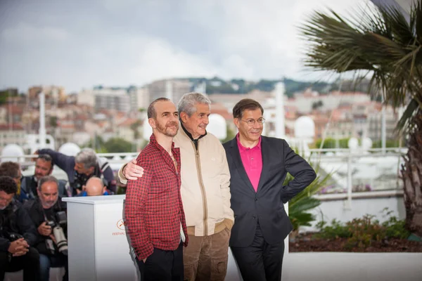 Cannes Frankrijk Mei 2019 Calogero Regisseur Claude Lelouch Antoine Sire — Stockfoto