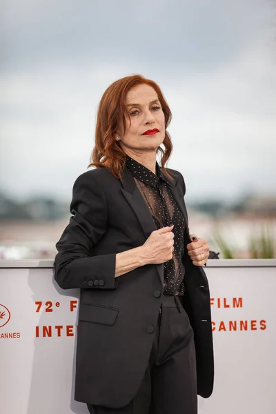 Cannes Frankreich Mai 2019 Isabelle Huppert Besucht Die Vorführung Von — Stockfoto