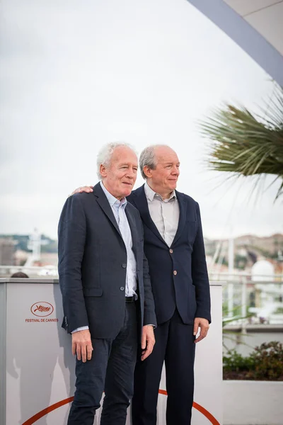 Cannes Fransa Mayıs 2019 Jean Pierre Dardenne Luc Dardenne — Stok fotoğraf