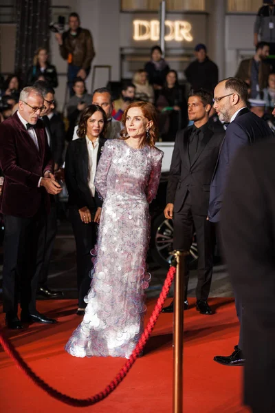 Cannes Francie Května 2019 Isabelle Huppert Navštěvuje Promítání Frankie Během — Stock fotografie