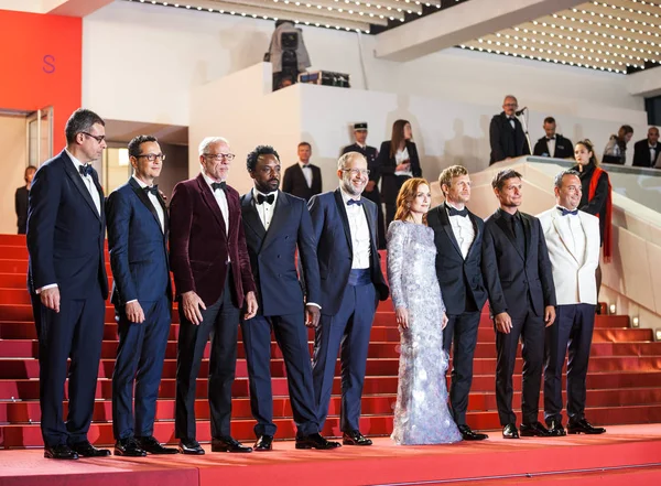 Cannes Frankrike Maj 2019 Ariyon Bakare Isabelle Huppert Ira Sachs — Stockfoto