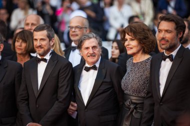 Cannes, Fransa - 20 Mayıs 2019: Guillaume Canet, Daniel Auteuil, Fanny Ardant ve Nicolas Bedos 72.