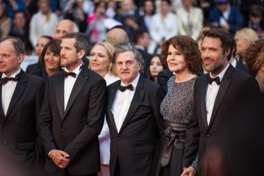 Cannes, Fransa - 20 Mayıs 2019: Guillaume Canet, Daniel Auteuil, Fanny Ardant ve Nicolas Bedos 72.