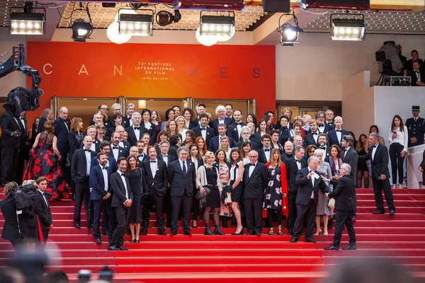 Cannes Francie Května 2019 Hosté Červeném Koberci Před Promítem Belle — Stock fotografie