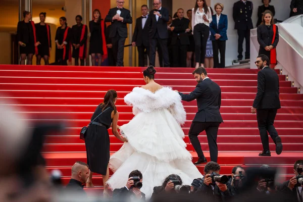 Cannes Frankreich Mai 2019 Aishwarya Rai Besucht Die Vorführung Von — Stockfoto