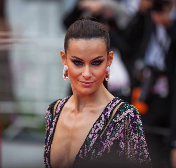 Cannes Frankrike Maj 2019 Paola Turani Deltar Visningen Belle Epoque — Stockfoto