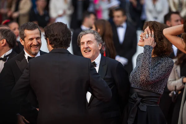 Cannes Francia Mayo 2019 Guillaume Canet Daniel Auteuil Fanny Ardant — Foto de Stock