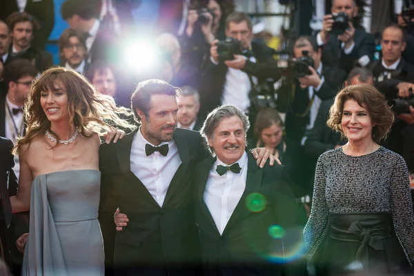 Cannes Francia Maggio 2019 Fanny Ardant Daniel Auteuil Nicolas Bedos — Foto Stock