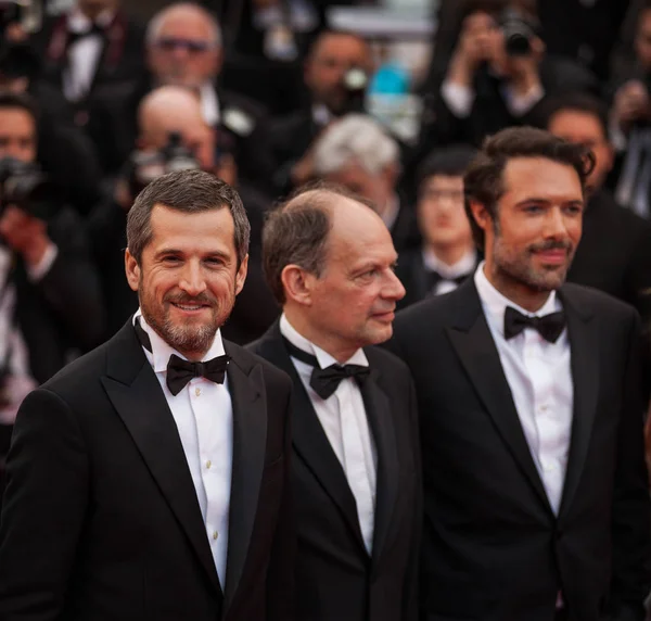 Cannes Francia Mayo 2019 Guillaume Canet Denis Podalydes Asisten Proyección — Foto de Stock