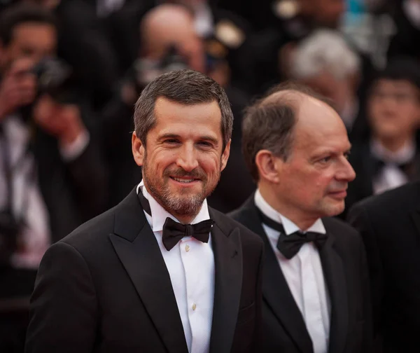 Cannes France Mai 2019 Guillaume Canet Denis Podalydes Assistent Projection — Photo