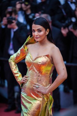 Cannes, Fransa - 19 Mayıs 2019: Aishwarya Rai 72.