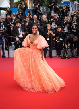 Cannes, Fransa - 19 Mayıs 2019: Aja Naomi King 72.