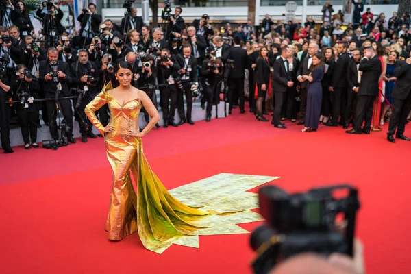 Cannes França Maio 2019 Aishwarya Rai Participa Exibição Hidden Life — Fotografia de Stock
