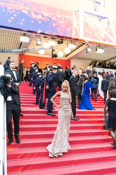 Cannes Francie Května 2019 Kadije Barry Navštěvuje Screening Skrytého Života — Stock fotografie