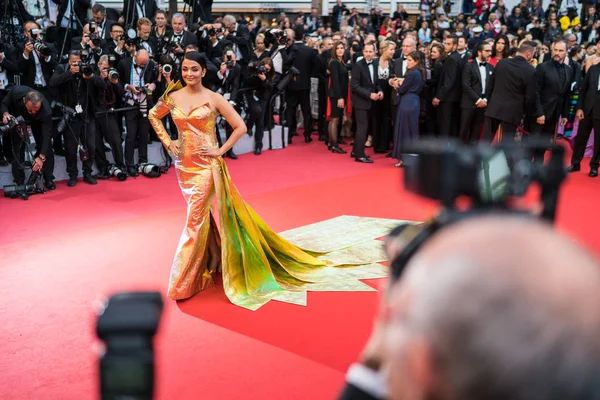 Cannes França Maio 2019 Aishwarya Rai Participa Exibição Hidden Life — Fotografia de Stock