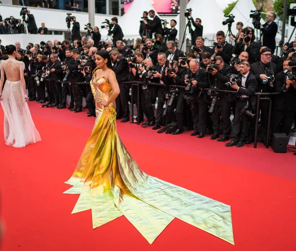 Cannes Francja Maja 2019 Aishwarya Rai Uczestniczyć Przesiewowych Hidden Life — Zdjęcie stockowe
