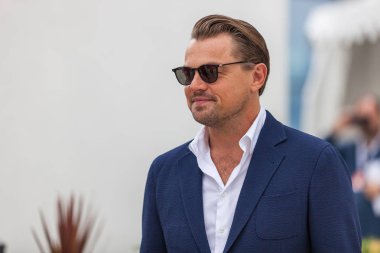 Cannes, Fransa - 22 Mayıs 2019: Leonardo Dicaprio 72. 
