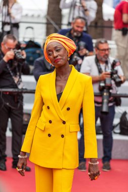 Cannes, Fransa - 22 Mayıs 2019: Maimouna N'Diaye 72.