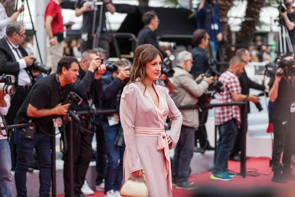 Cannes Franța Mai 2019 Anne Elisabeth Bosse Participă Proiecția Matthias — Fotografie, imagine de stoc