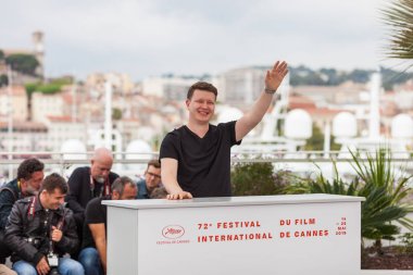 Cannes, Fransa - 23 Mayıs 2019: yönetmen Neriman Aliev 72.