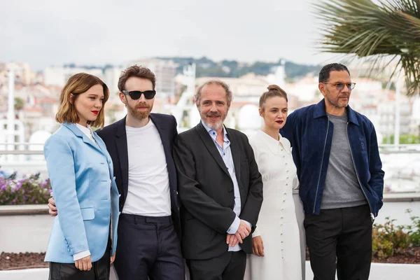 Cannes Fransa Mayıs 2019 Antoine Reinartz Lea Seydoux Yönetmen Arnaud — Stok fotoğraf