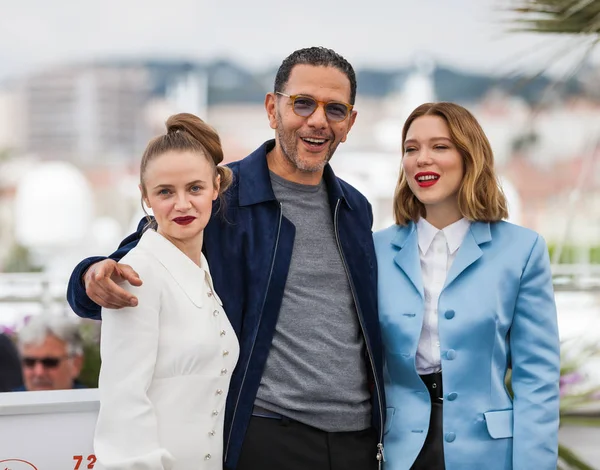 Cannes France May 2019 Sara Forestier Roschdy Zem Lea Seydoux — Stock Photo, Image