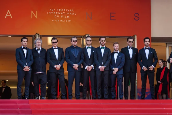 Cannes Francja Maja 2019 Orlando Bloom Leonardo Dicaprio Alejandro Agag — Zdjęcie stockowe