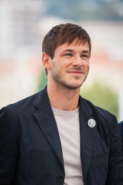 Cannes, Fransa - 25 Mayıs 2019: Gaspard Ulliel 72. Cannes Film Festivali sırasında 