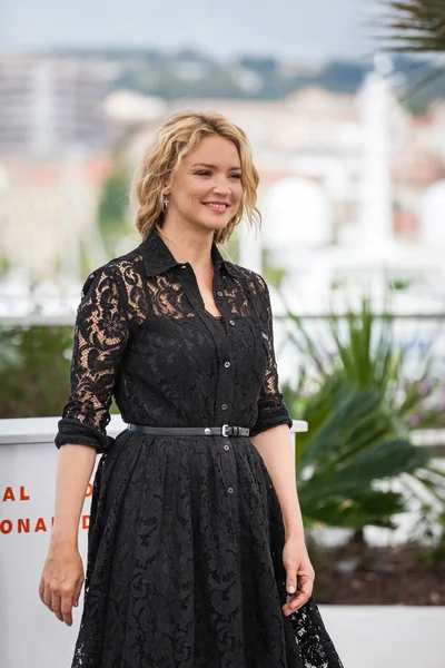 Cannes Frankrike Maj 2019 Virginie Efira Deltar Photocall För Sibyl — Stockfoto