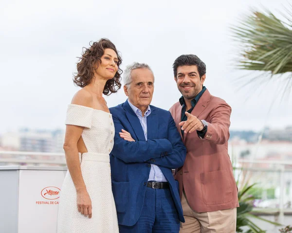 Cannes France Mai 2019 Maria Fernanda Candido Réalisateur Marco Bellocchio — Photo