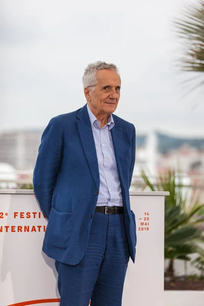 Cannes Fransa Mayıs 2019 Yönetmen Marco Bellocchio Cannes Film Festivali — Stok fotoğraf