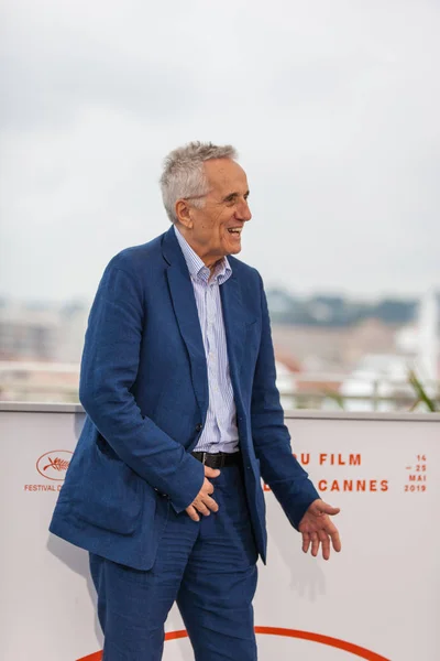 Cannes Fransa Mayıs 2019 Yönetmen Marco Bellocchio Cannes Film Festivali — Stok fotoğraf