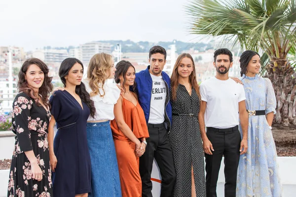 Cannes Francja Maja 2019 Athenais Sifaoui Hafsia Herzi Marie Bernard — Zdjęcie stockowe