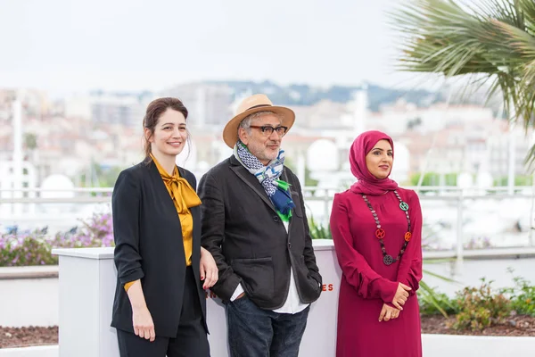 Cannes Frankrijk Mei 2019 Hanaa Issa Elia Suleiman Fatma Hassan — Stockfoto