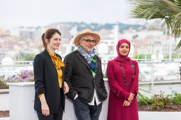 Cannes Frankrijk Mei 2019 Hanaa Issa Elia Suleiman Fatma Hassan — Stockfoto